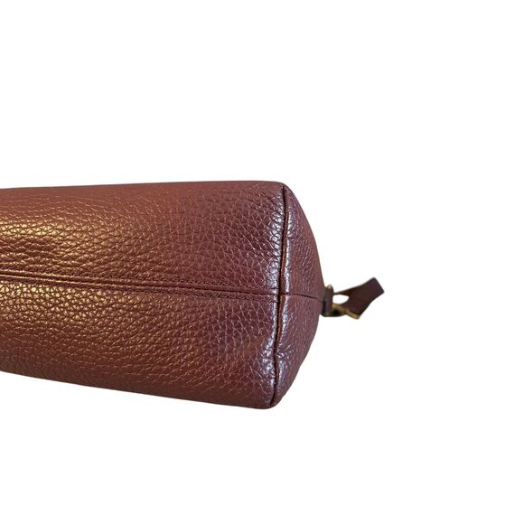 Fossil Kinley Leather Satchel NWOT Red Claret Crossbody - Picture 13 of 15